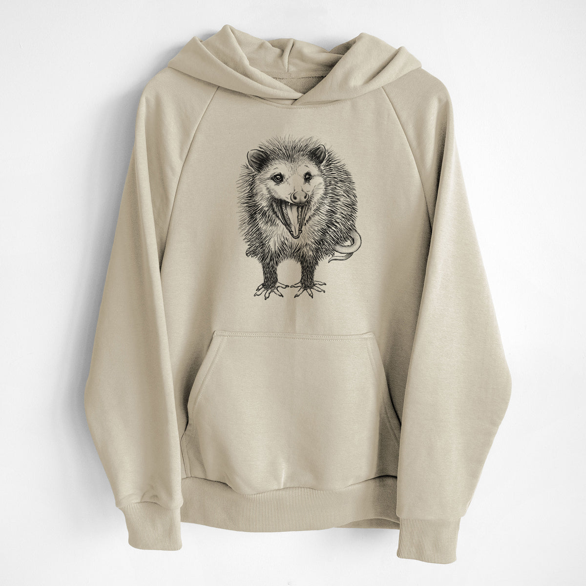 Hissing Opossum - Didelphidae - UltraLuxe Heavyweight French Terry Hoodie