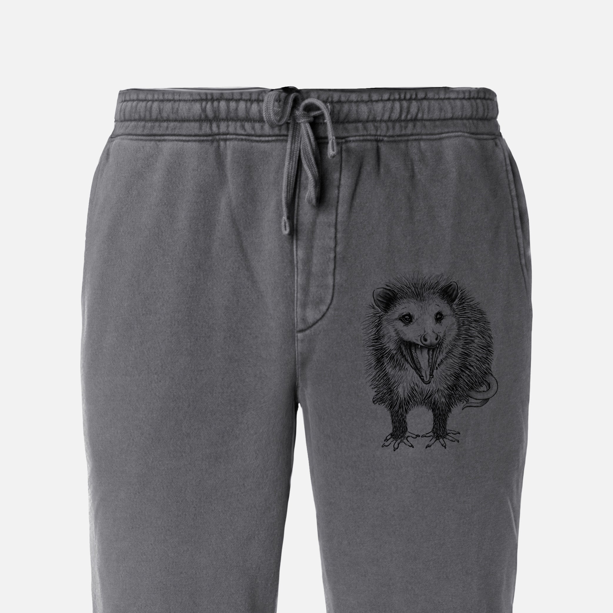 CLOSEOUT Hissing Opossum - Didelphidae - Unisex Pigment Dyed Sweatpants