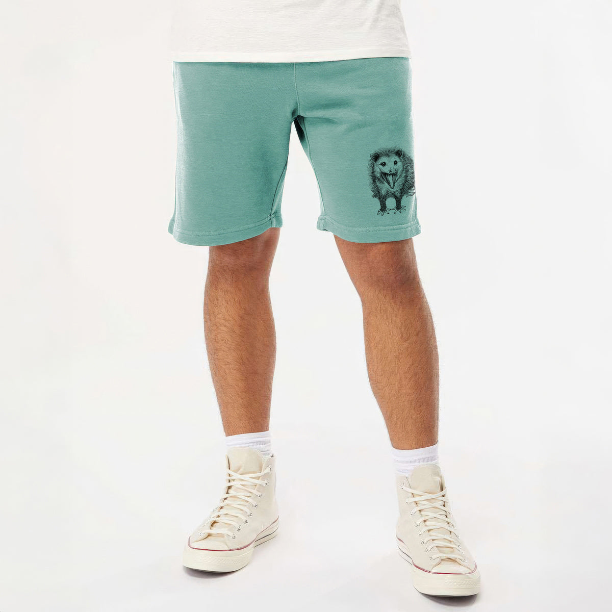 Hissing Opossum - Didelphidae - Unisex Pigment Dyed Shorts
