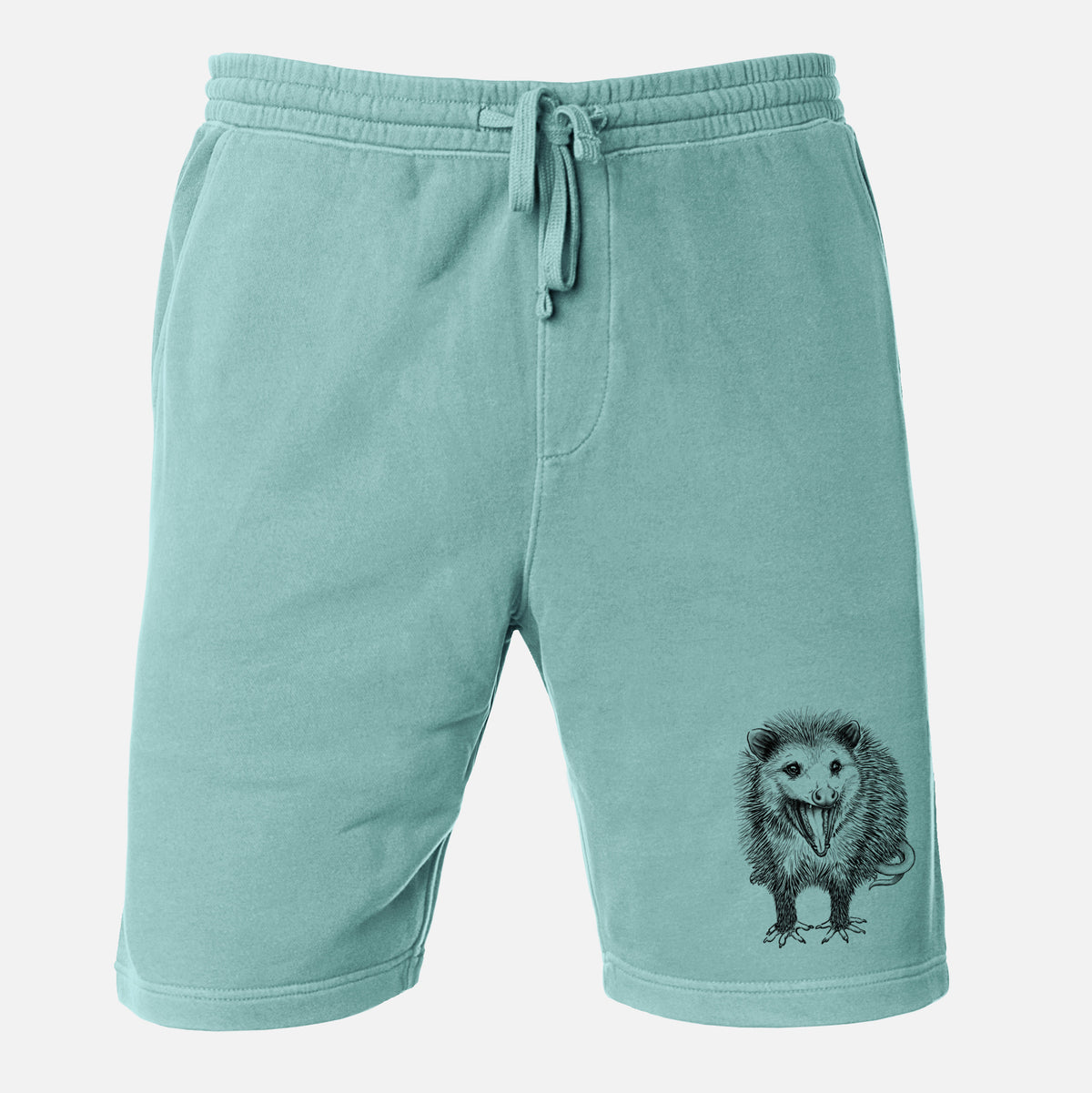 Hissing Opossum - Didelphidae - Unisex Pigment Dyed Shorts
