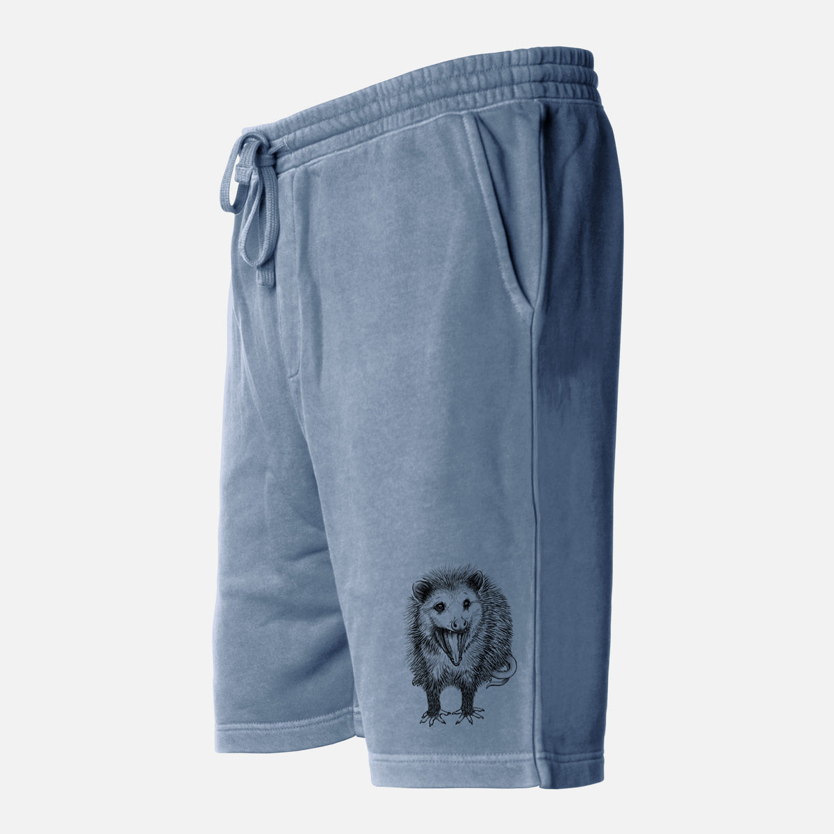 Hissing Opossum - Didelphidae - Unisex Pigment Dyed Shorts