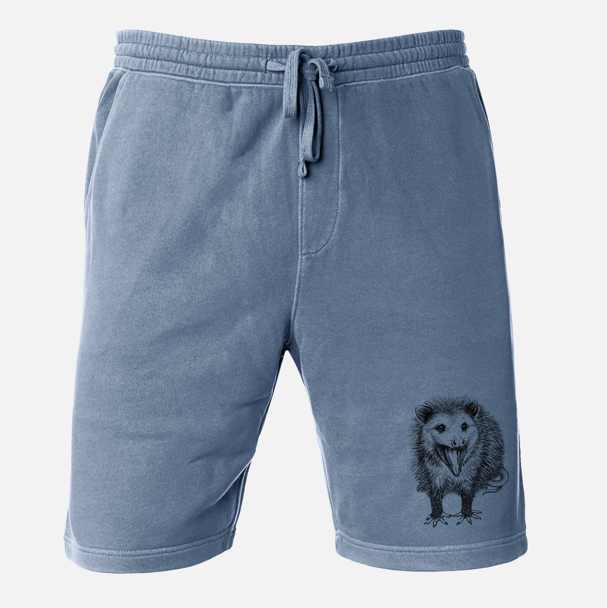 Hissing Opossum - Didelphidae - Unisex Pigment Dyed Shorts