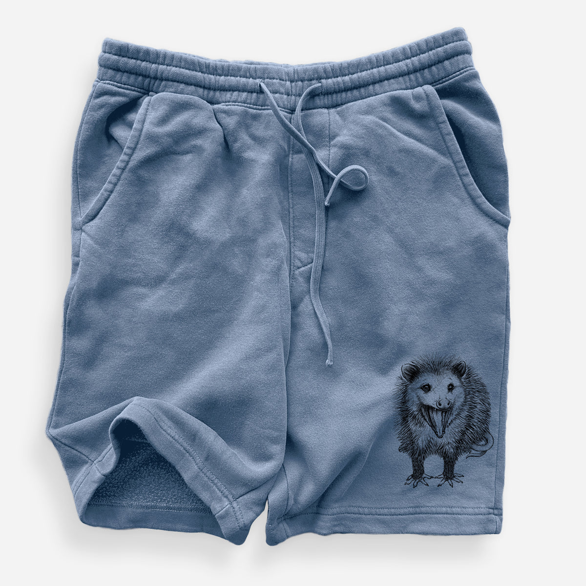 Hissing Opossum - Didelphidae - Unisex Pigment Dyed Shorts