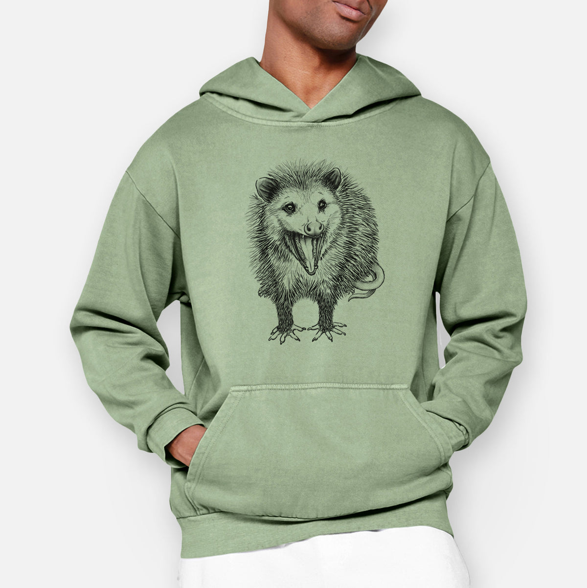 Hissing Opossum - Didelphidae  - Urban Heavyweight Hoodie