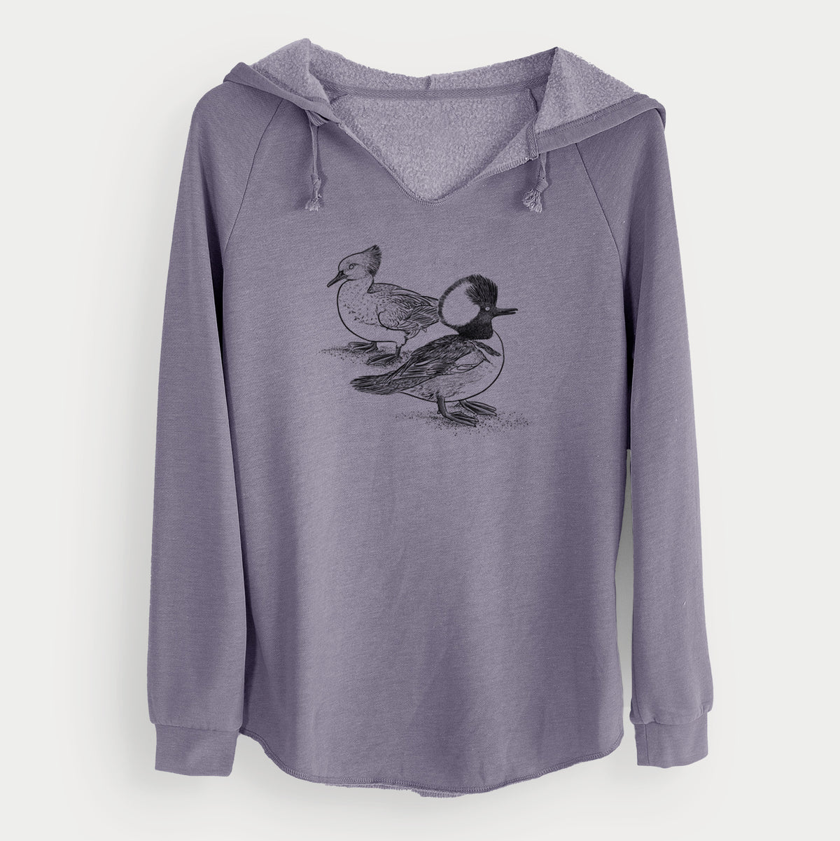 Hooded Mergansers - Lophodytes cucullatus - Cali Wave Hooded Sweatshirt