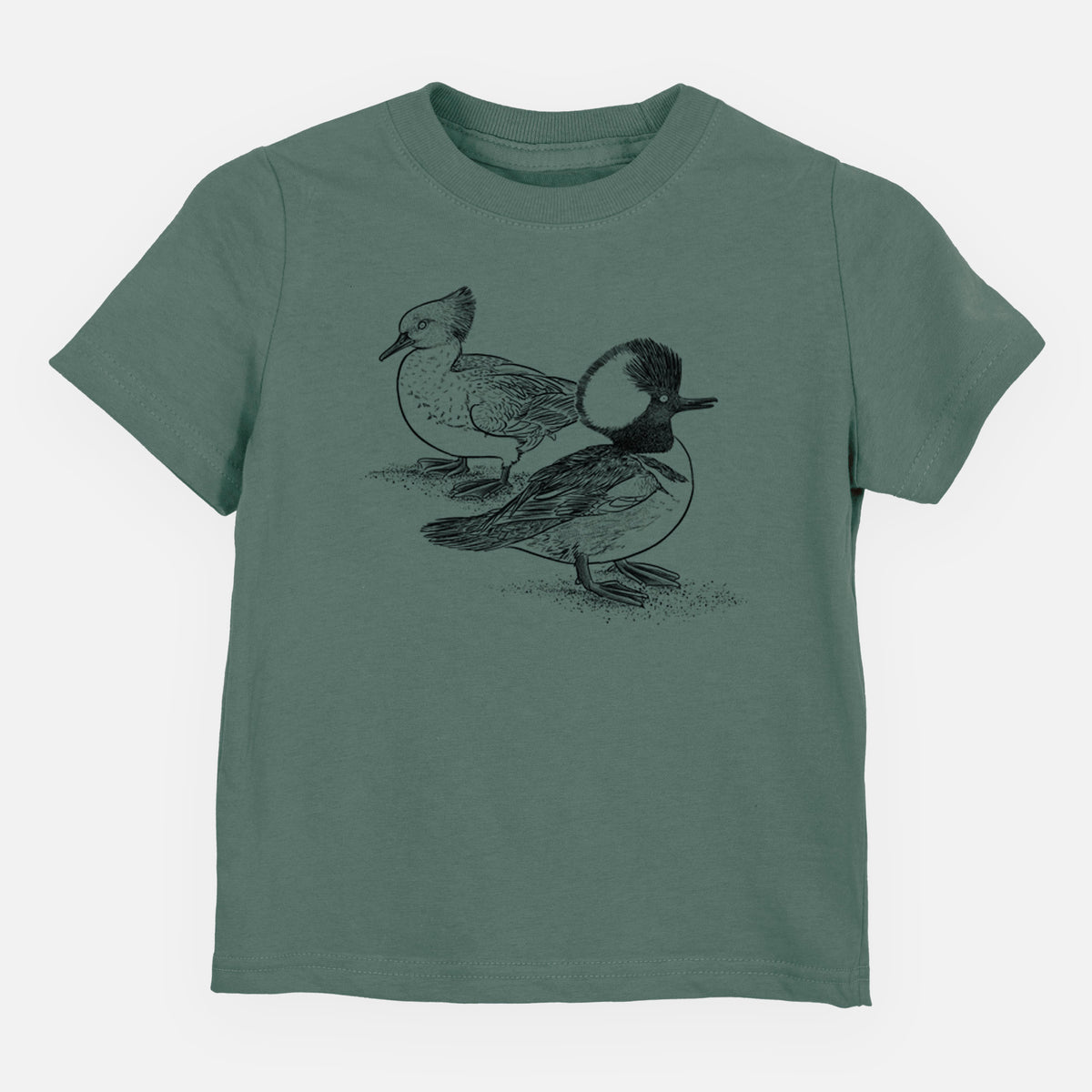Hooded Mergansers - Lophodytes cucullatus - Toddler/Youth Shirt