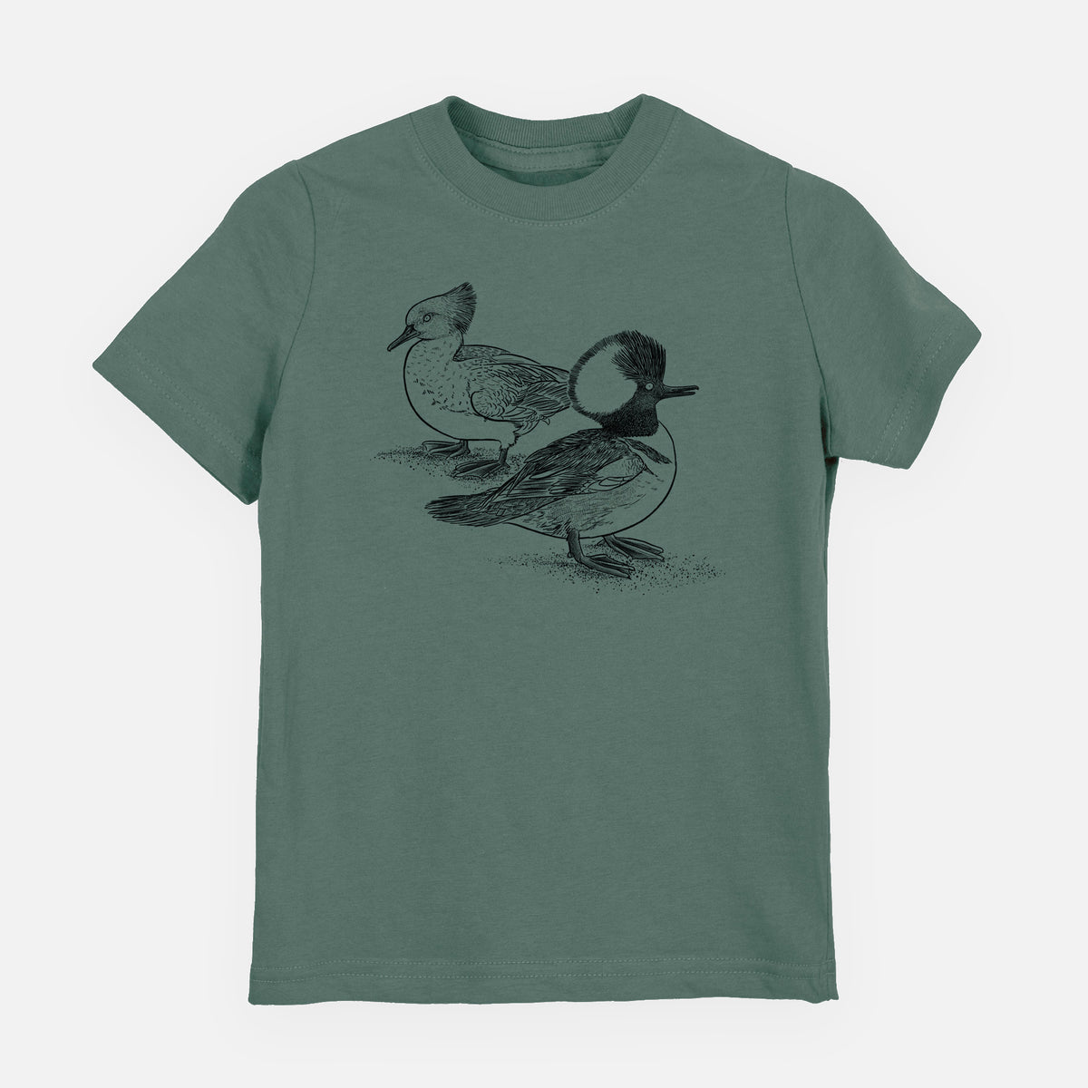 Hooded Mergansers - Lophodytes cucullatus - Toddler/Youth Shirt