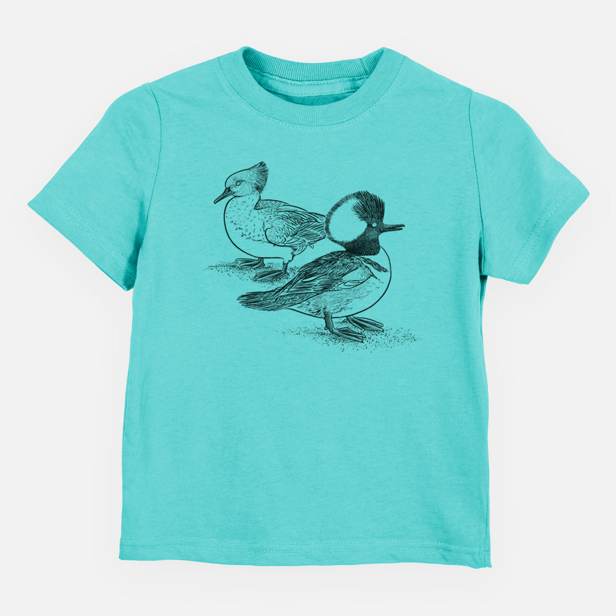 Hooded Mergansers - Lophodytes cucullatus - Toddler/Youth Shirt
