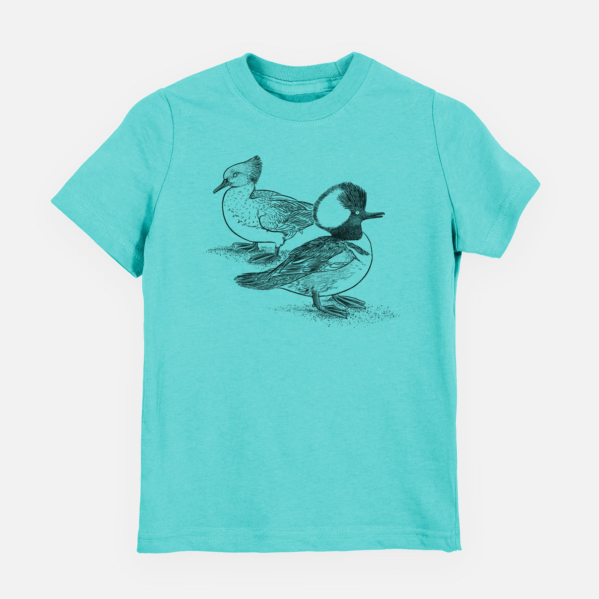 Hooded Mergansers - Lophodytes cucullatus - Toddler/Youth Shirt