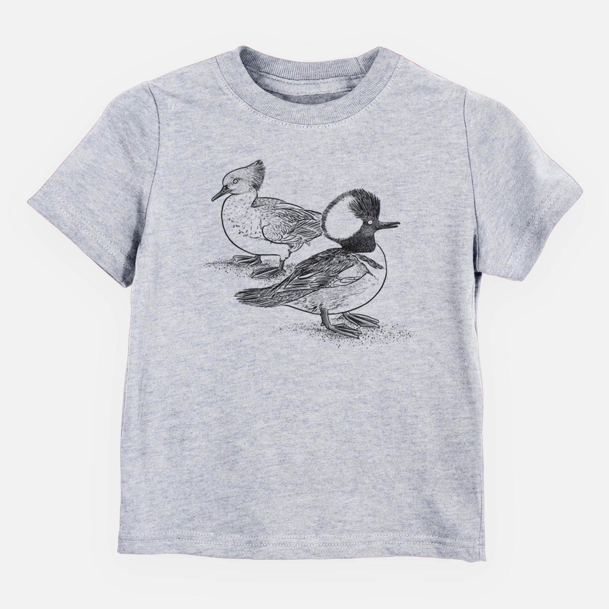 Hooded Mergansers - Lophodytes cucullatus - Toddler/Youth Shirt