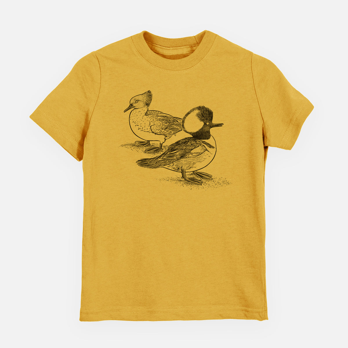 Hooded Mergansers - Lophodytes cucullatus - Toddler/Youth Shirt