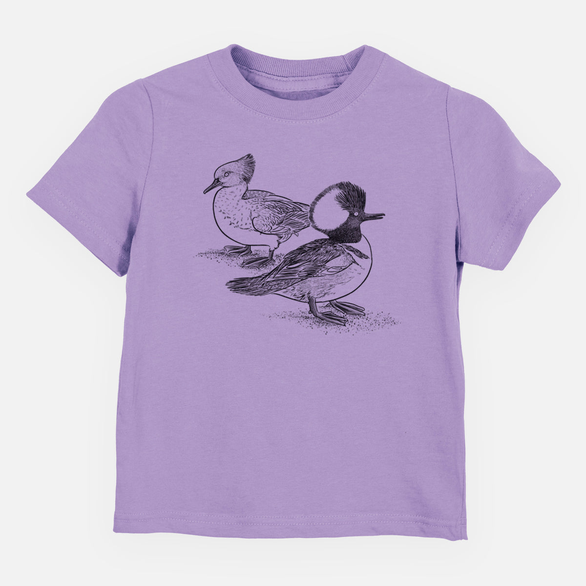 Hooded Mergansers - Lophodytes cucullatus - Toddler/Youth Shirt