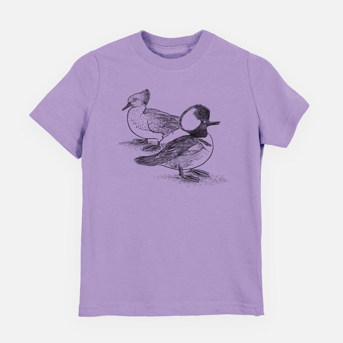 Hooded Mergansers - Lophodytes cucullatus - Toddler/Youth Shirt