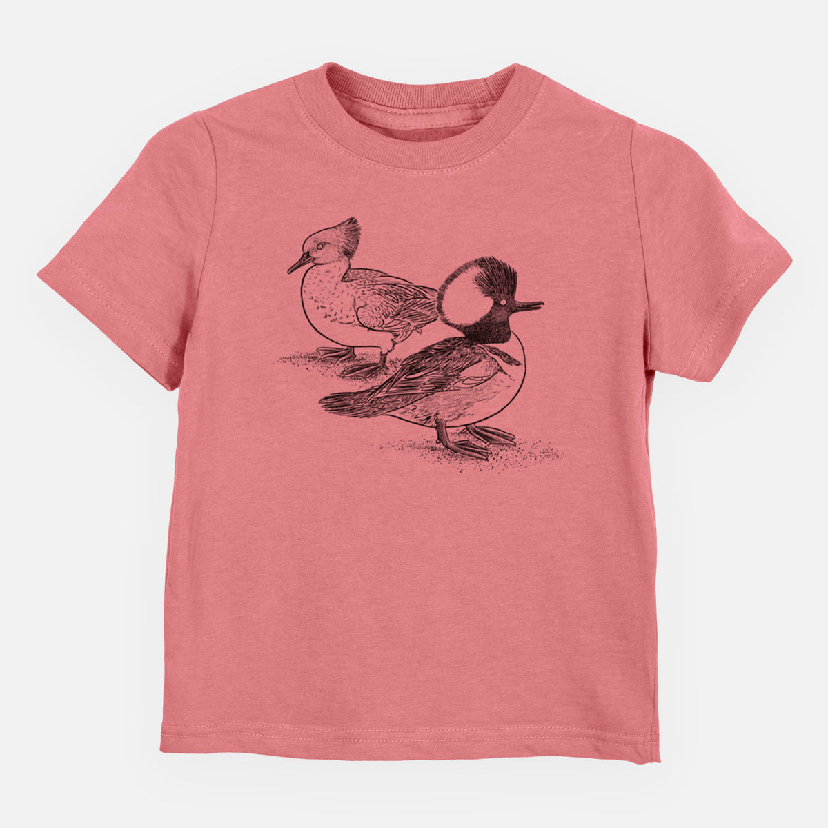 Hooded Mergansers - Lophodytes cucullatus - Toddler/Youth Shirt