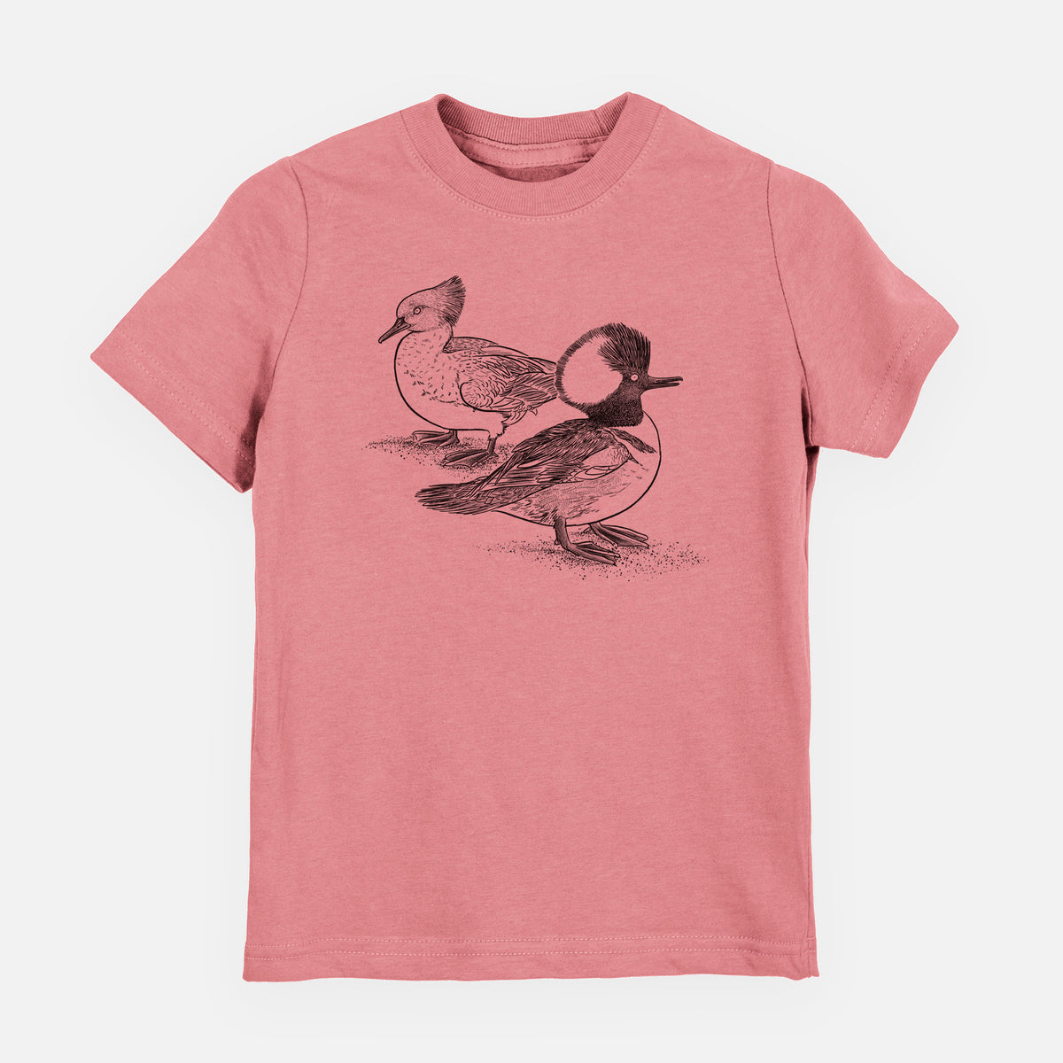 Hooded Mergansers - Lophodytes cucullatus - Toddler/Youth Shirt
