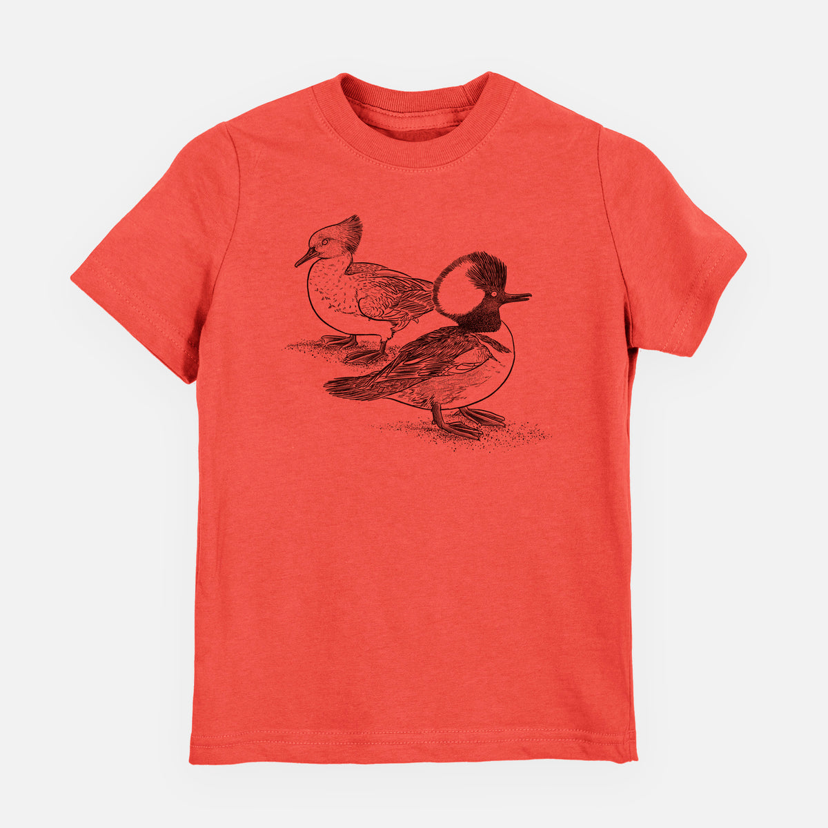 Hooded Mergansers - Lophodytes cucullatus - Toddler/Youth Shirt