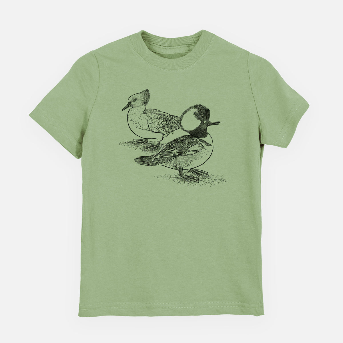 Hooded Mergansers - Lophodytes cucullatus - Toddler/Youth Shirt