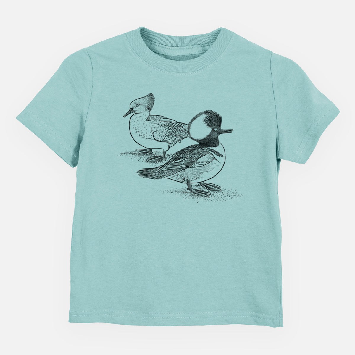 Hooded Mergansers - Lophodytes cucullatus - Toddler/Youth Shirt