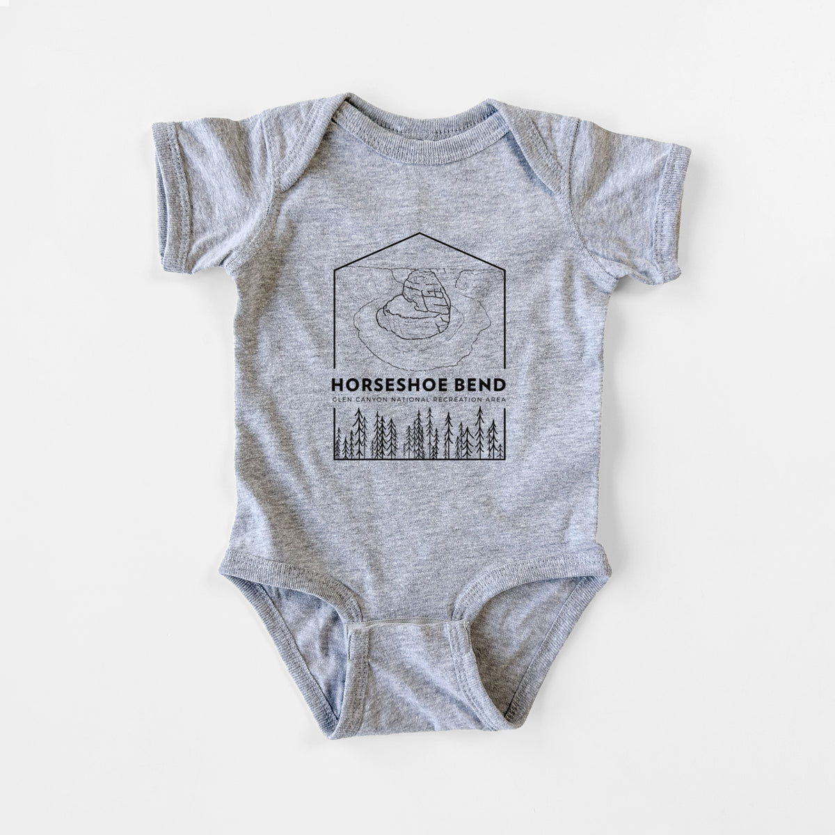 Horseshoe Bend - Glen Canyon National Recreation Area - Baby Fine Jersey Bodysuit