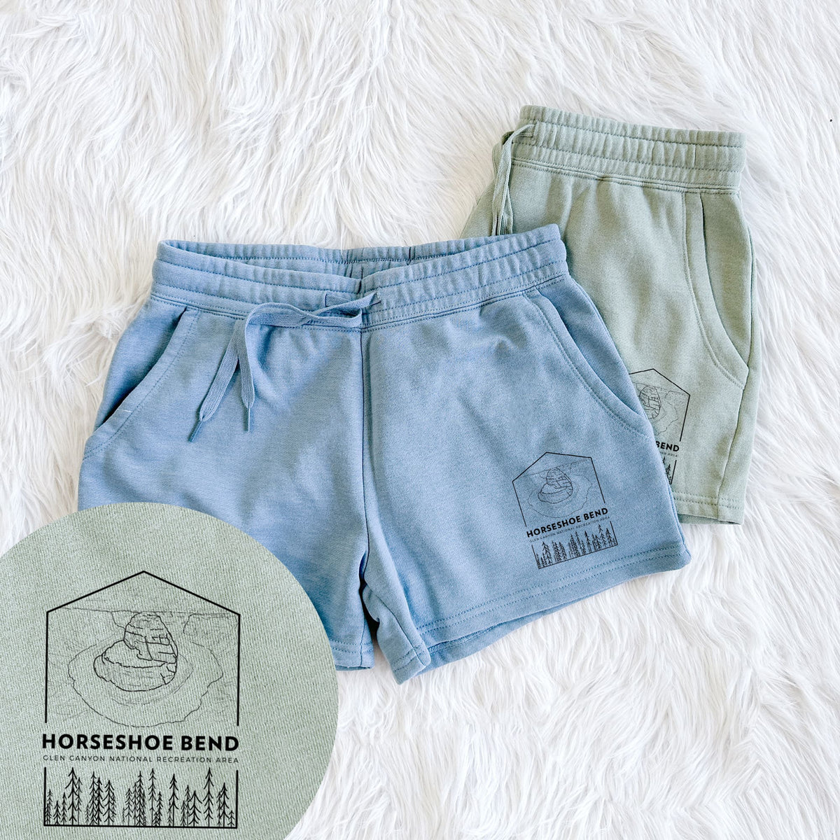 Horseshoe Bend - Glen Canyon National Recreation Area - Women's Cali Wave Shorts