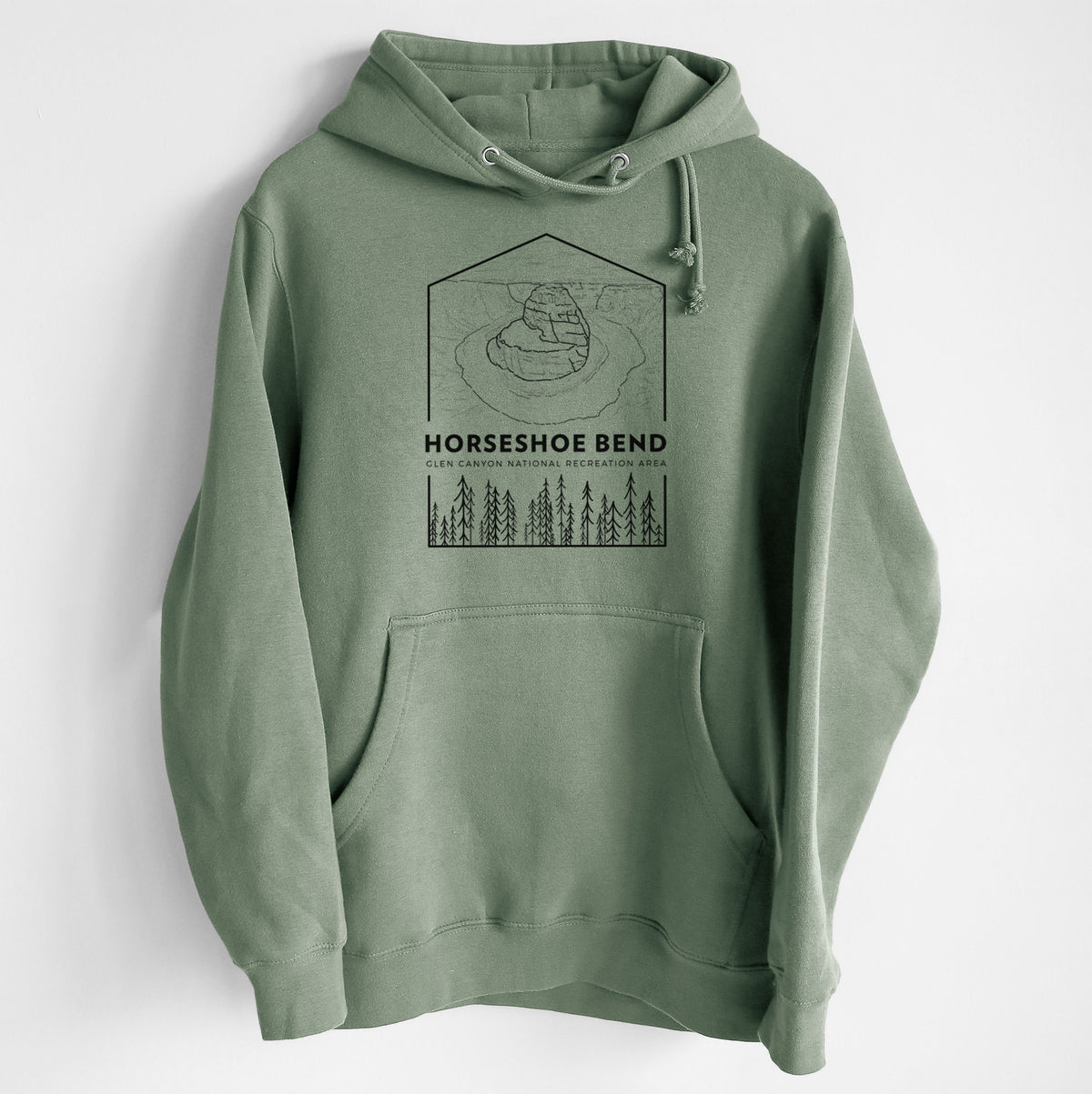Horseshoe Bend - Glen Canyon National Recreation Area - Heavyweight Fleece Hoodie