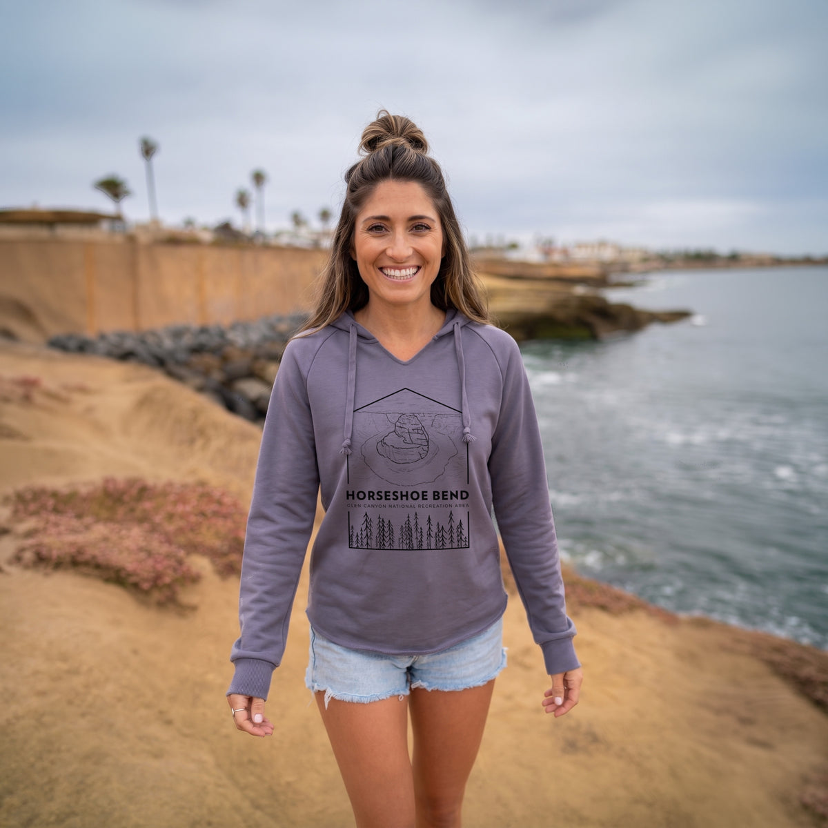 Horseshoe Bend - Glen Canyon National Recreation Area - Cali Wave Hooded Sweatshirt