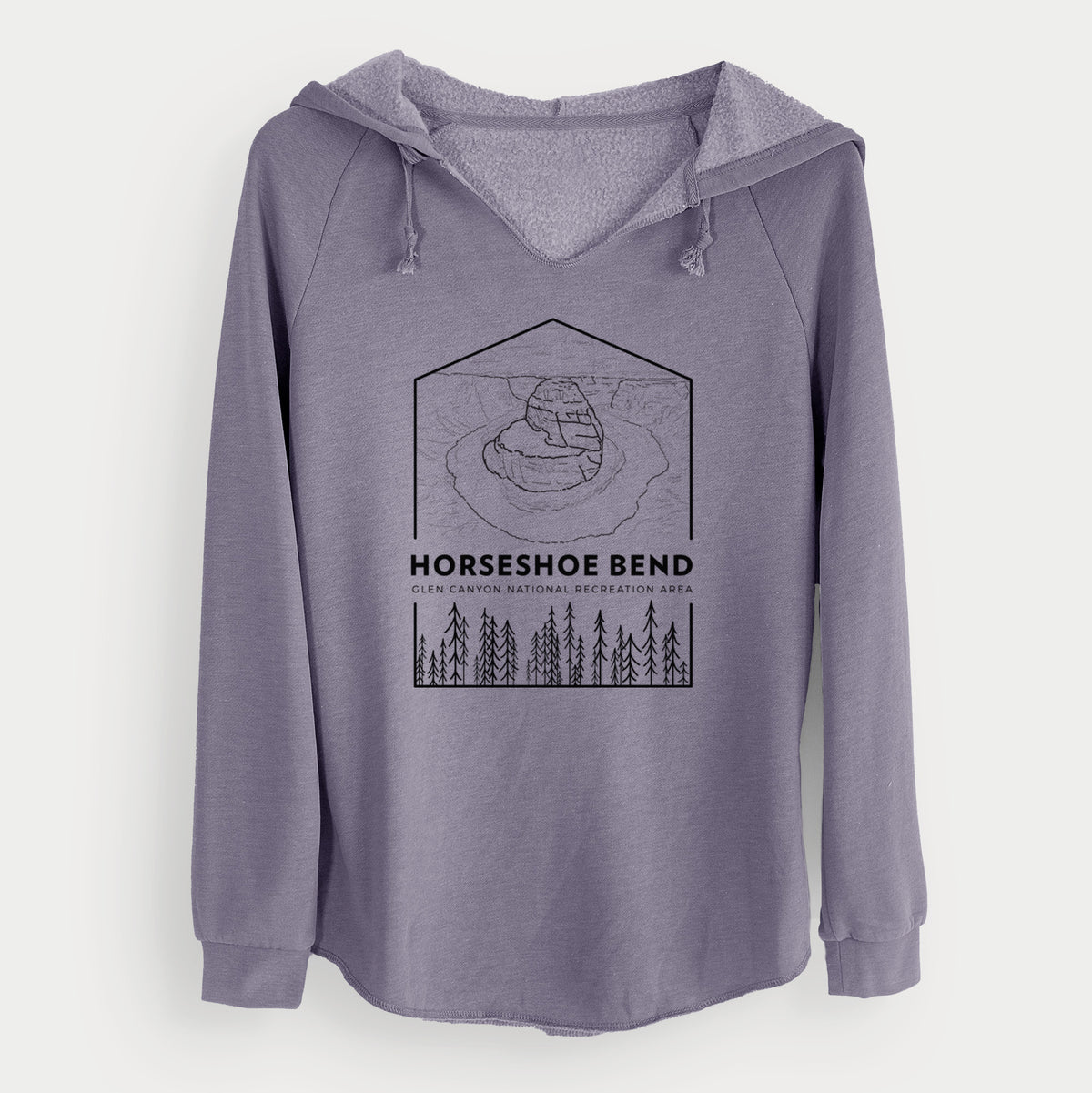 Horseshoe Bend - Glen Canyon National Recreation Area - Cali Wave Hooded Sweatshirt