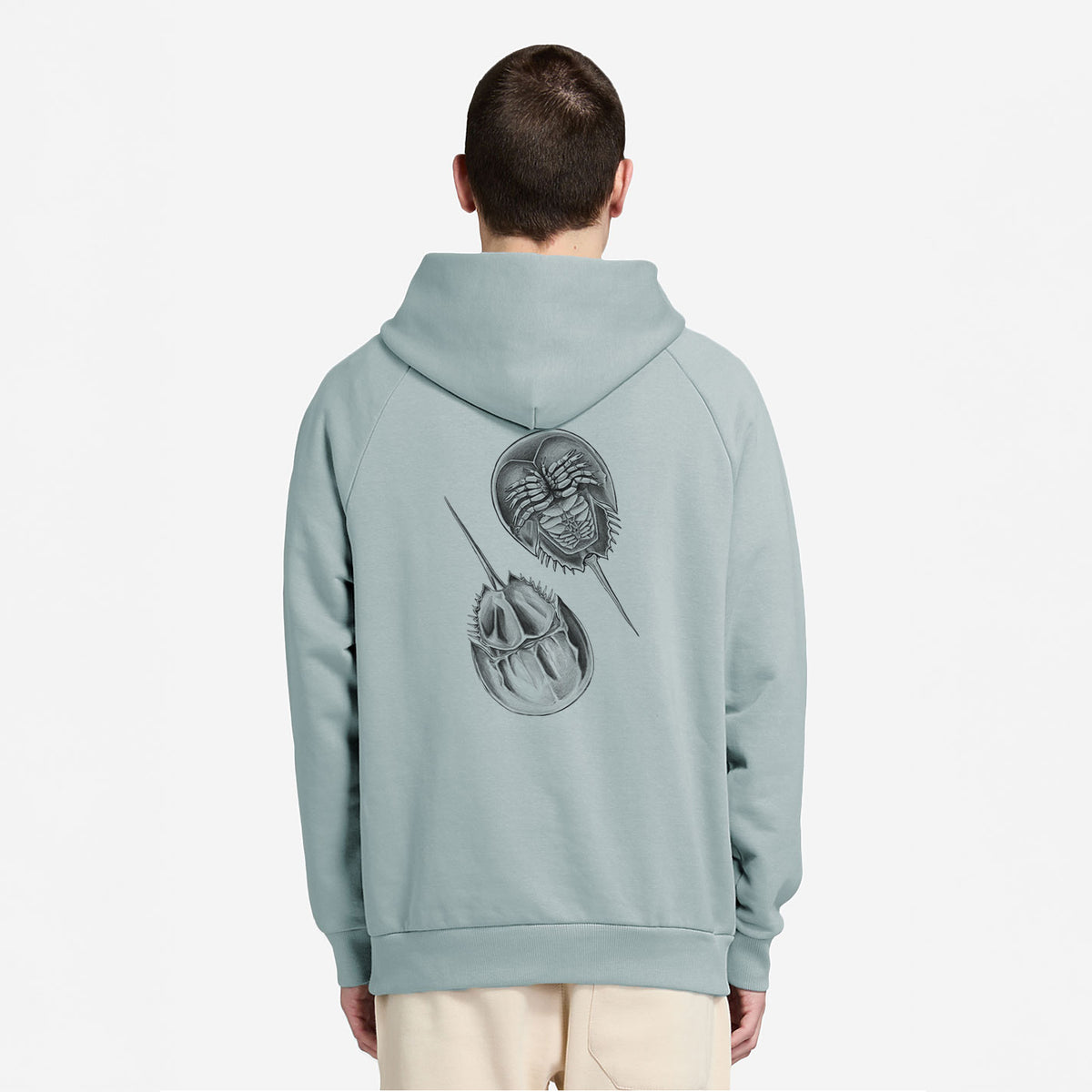 Atlantic Horseshoe Crab - Limulidae polyphemus - UltraLuxe Heavyweight French Terry Hoodie