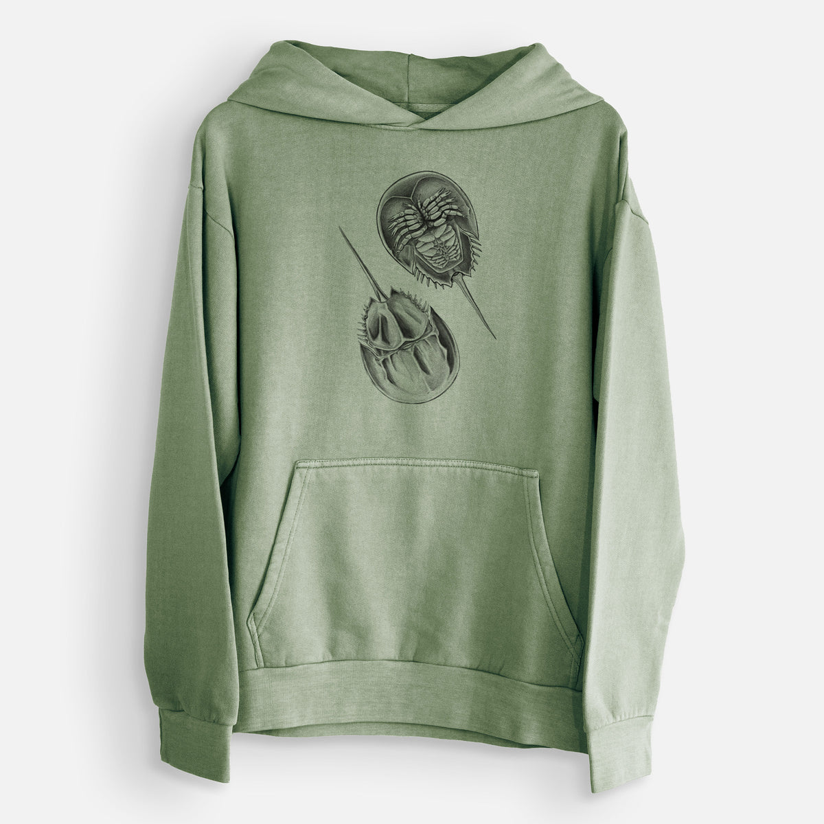 Atlantic Horseshoe Crab - Limulidae polyphemus  - Urban Heavyweight Hoodie