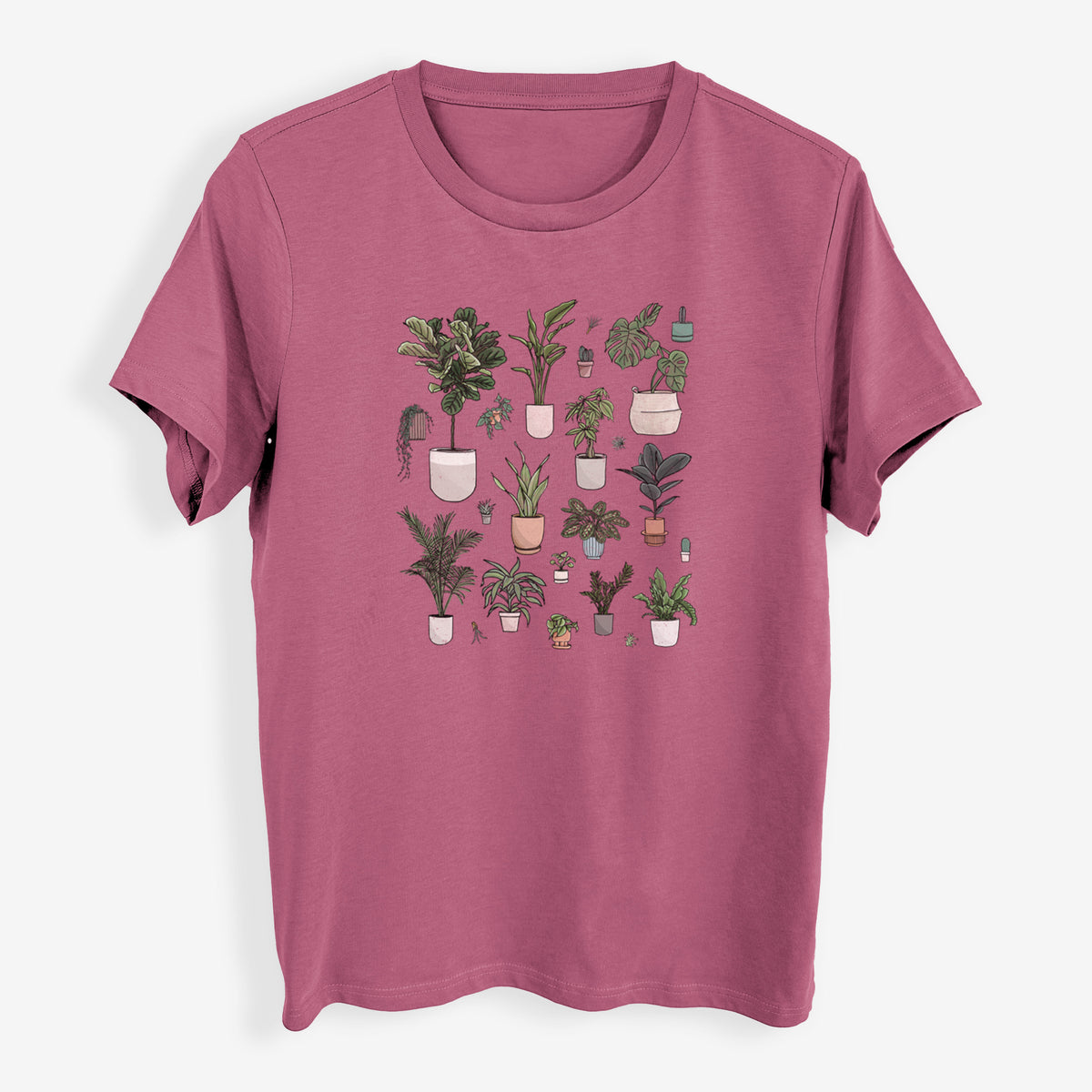 Collection of Houseplants - Womens Everyday Maple Tee