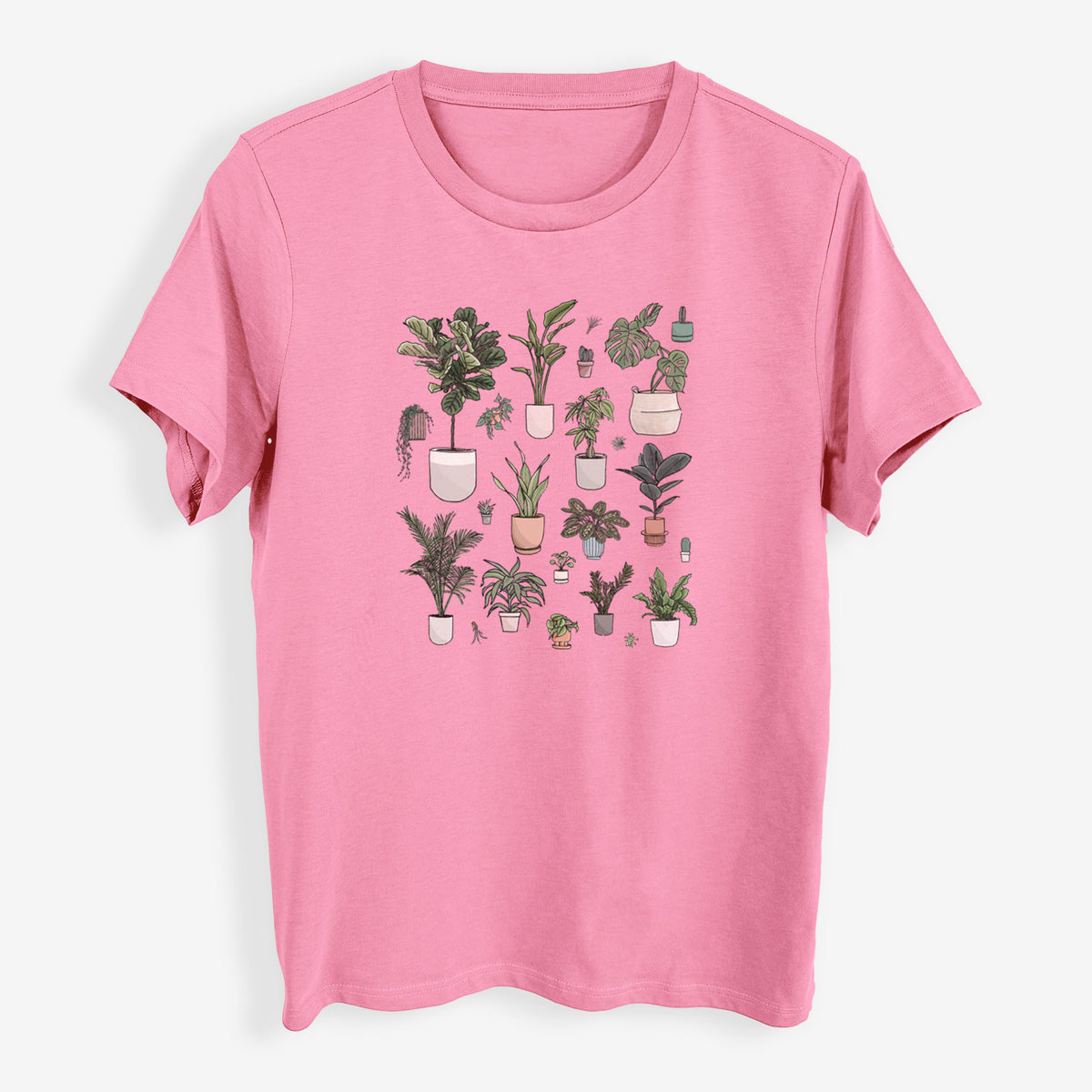 Collection of Houseplants - Womens Everyday Maple Tee