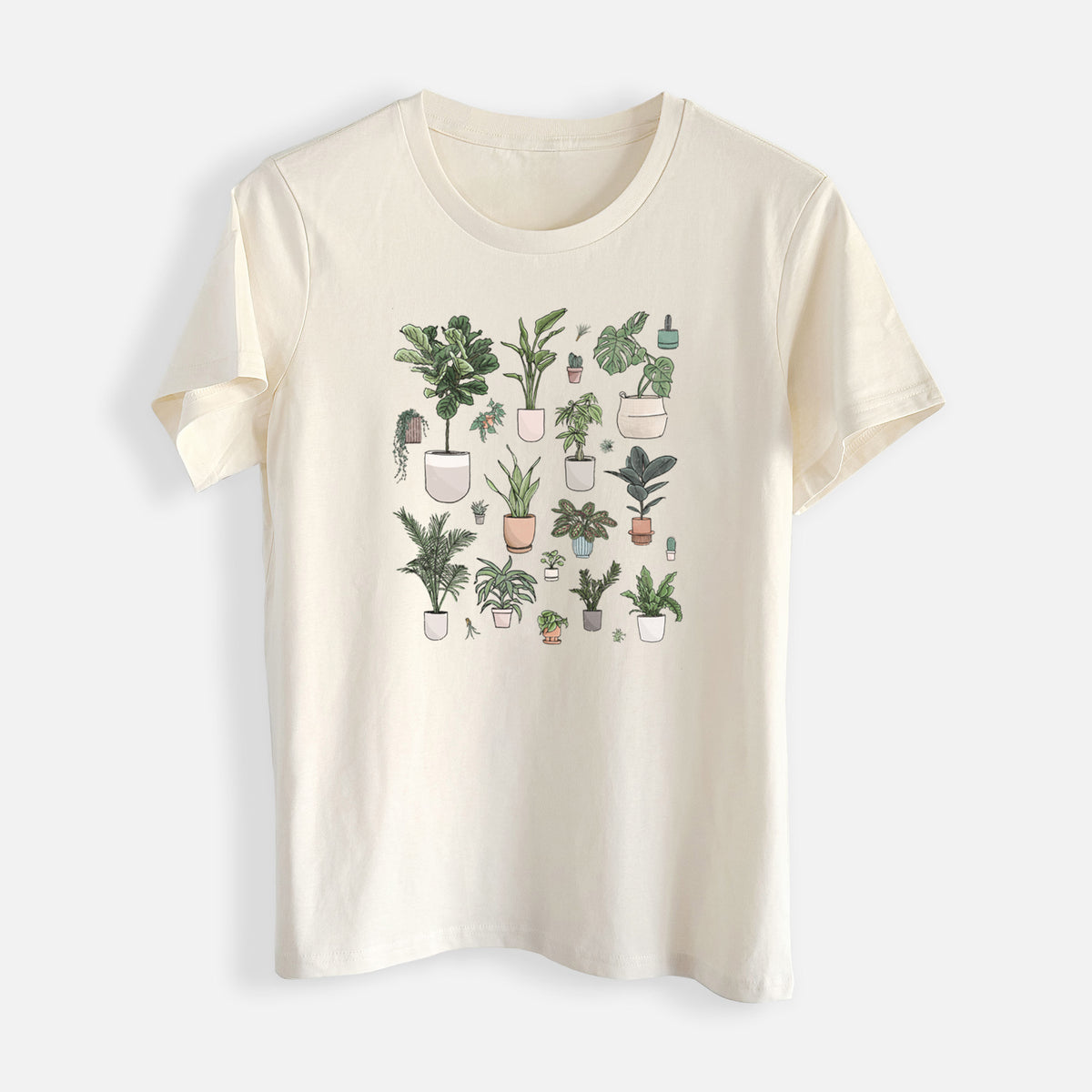 Collection of Houseplants - Womens Everyday Maple Tee