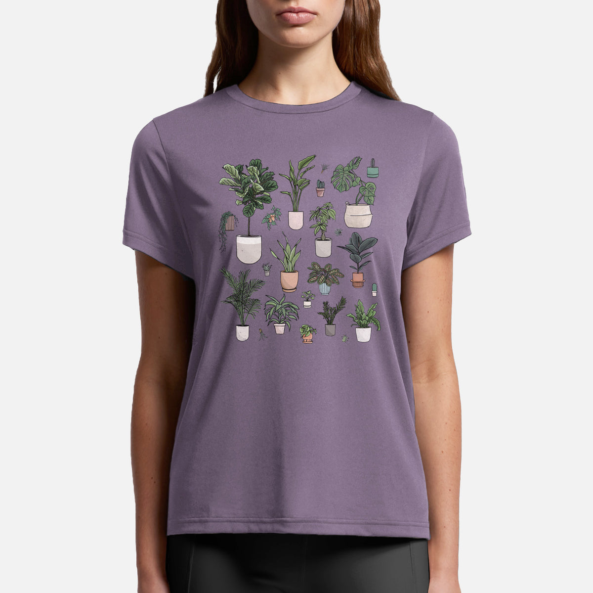 Collection of Houseplants - Womens Everyday Maple Tee