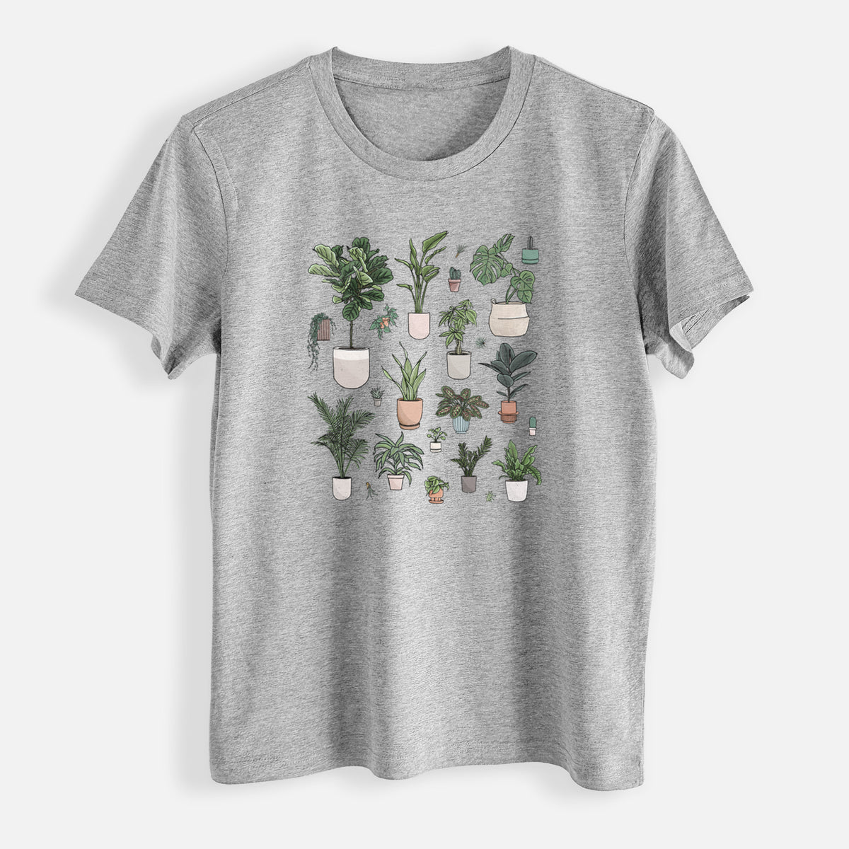 Collection of Houseplants - Womens Everyday Maple Tee