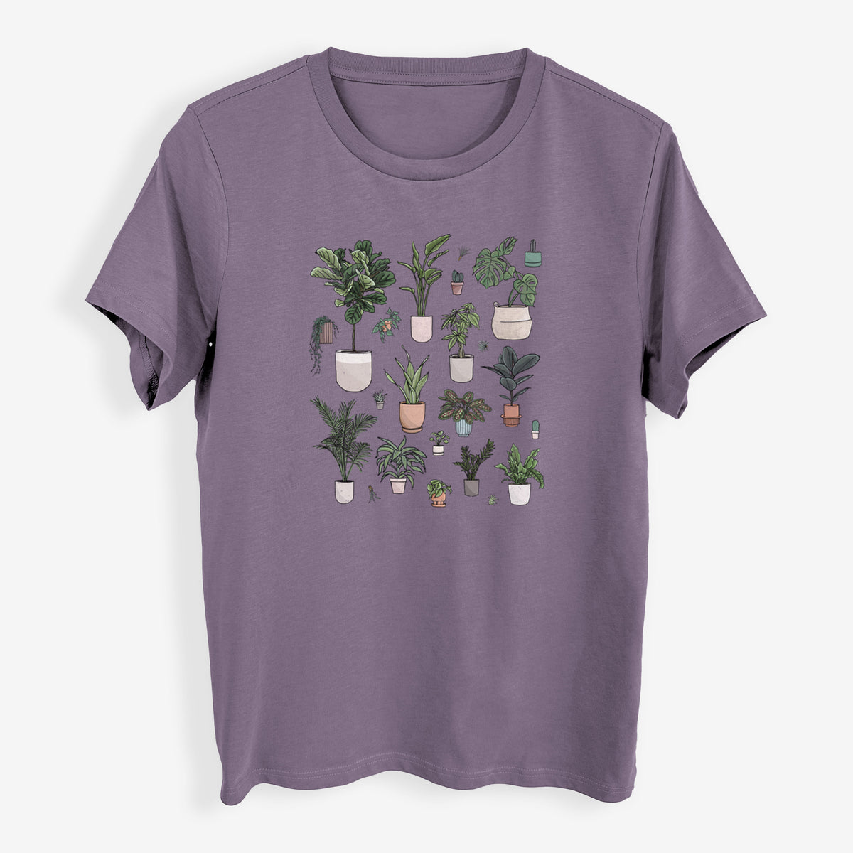 Collection of Houseplants - Womens Everyday Maple Tee