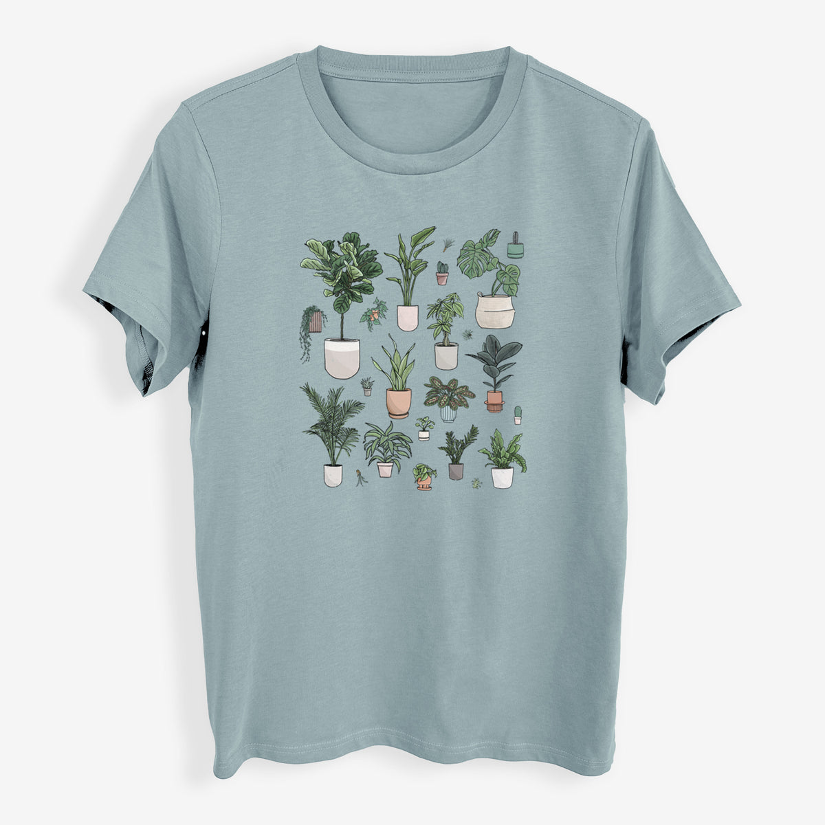 Collection of Houseplants - Womens Everyday Maple Tee