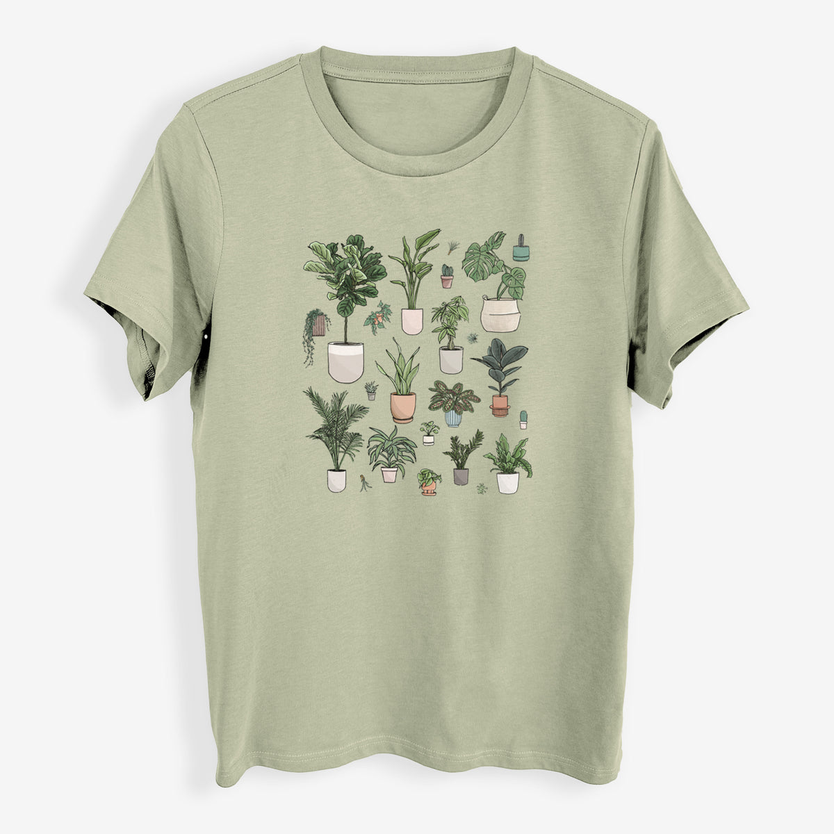 Collection of Houseplants - Womens Everyday Maple Tee