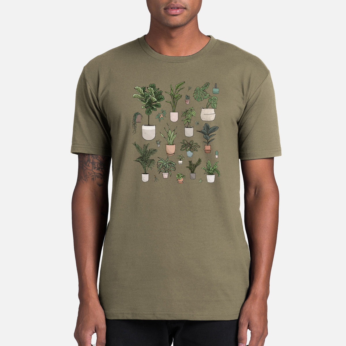 Collection of Houseplants - Mens Everyday Staple Tee