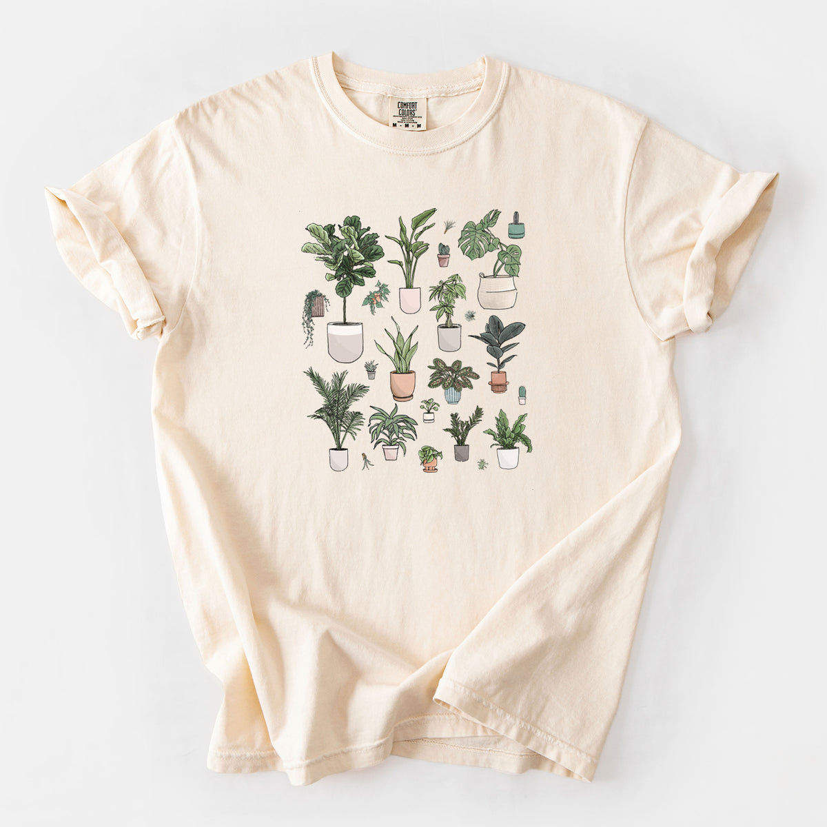 Collection of Houseplants - Unisex Comfort Colors Garment-Dyed Heavyweight T-shirt