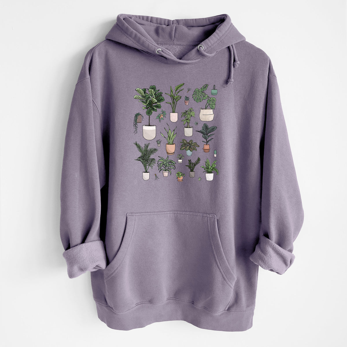 Collection of Houseplants - Heavyweight Fleece Hoodie