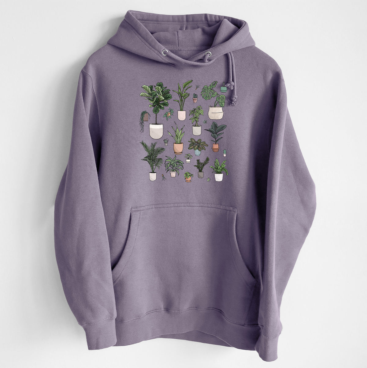 Collection of Houseplants - Heavyweight Fleece Hoodie