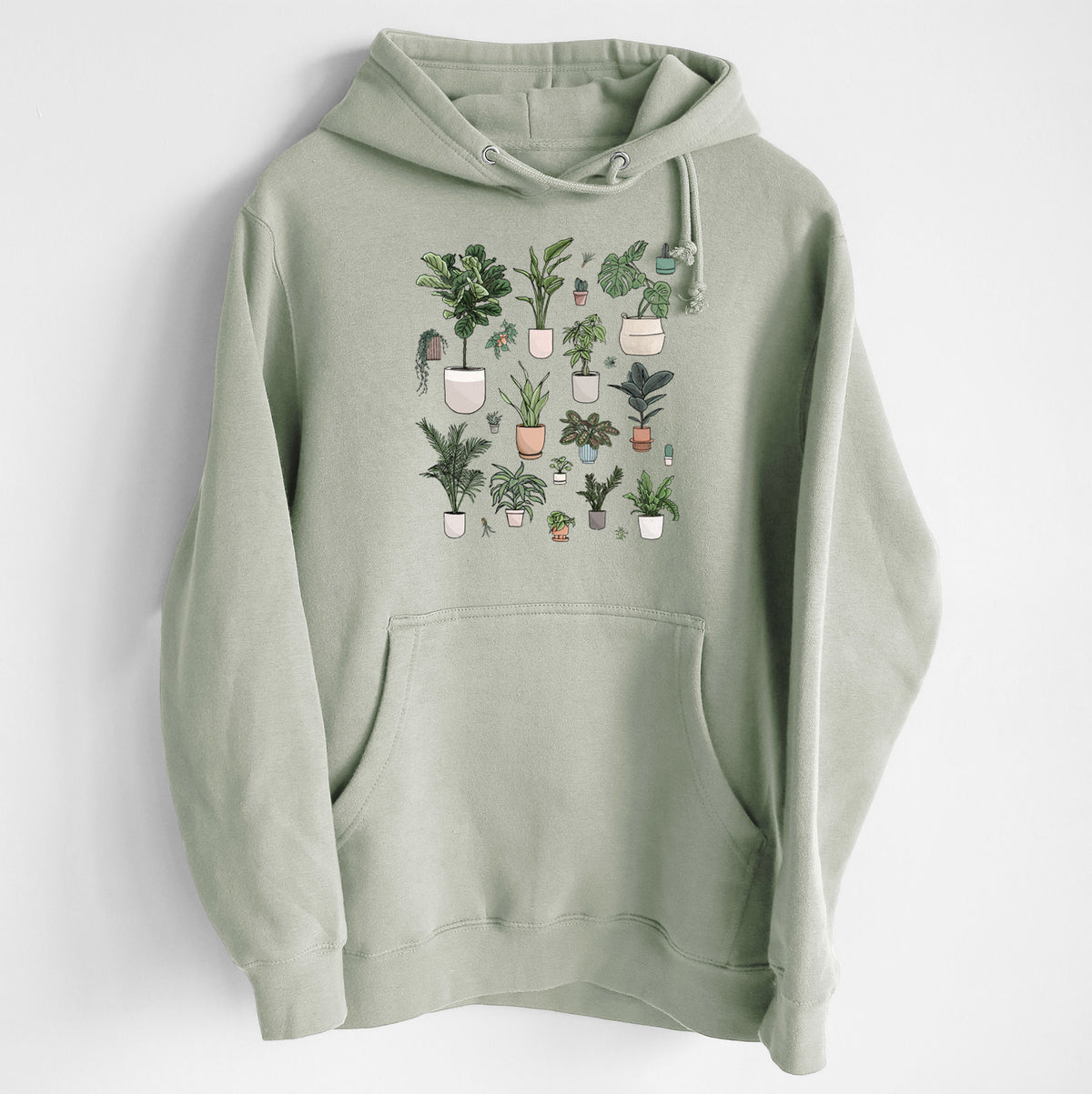 Collection of Houseplants - Heavyweight Fleece Hoodie