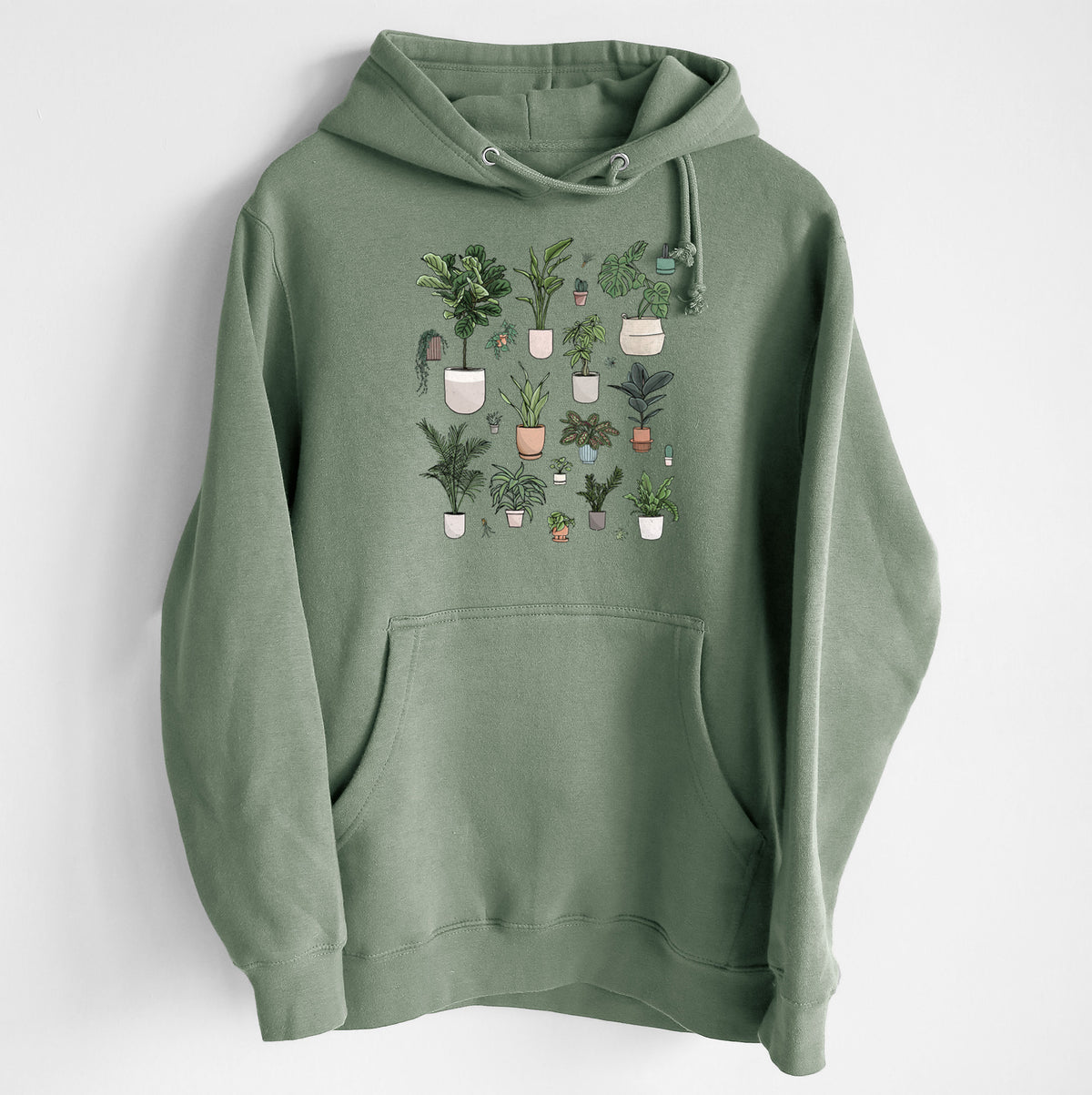 Collection of Houseplants - Heavyweight Fleece Hoodie