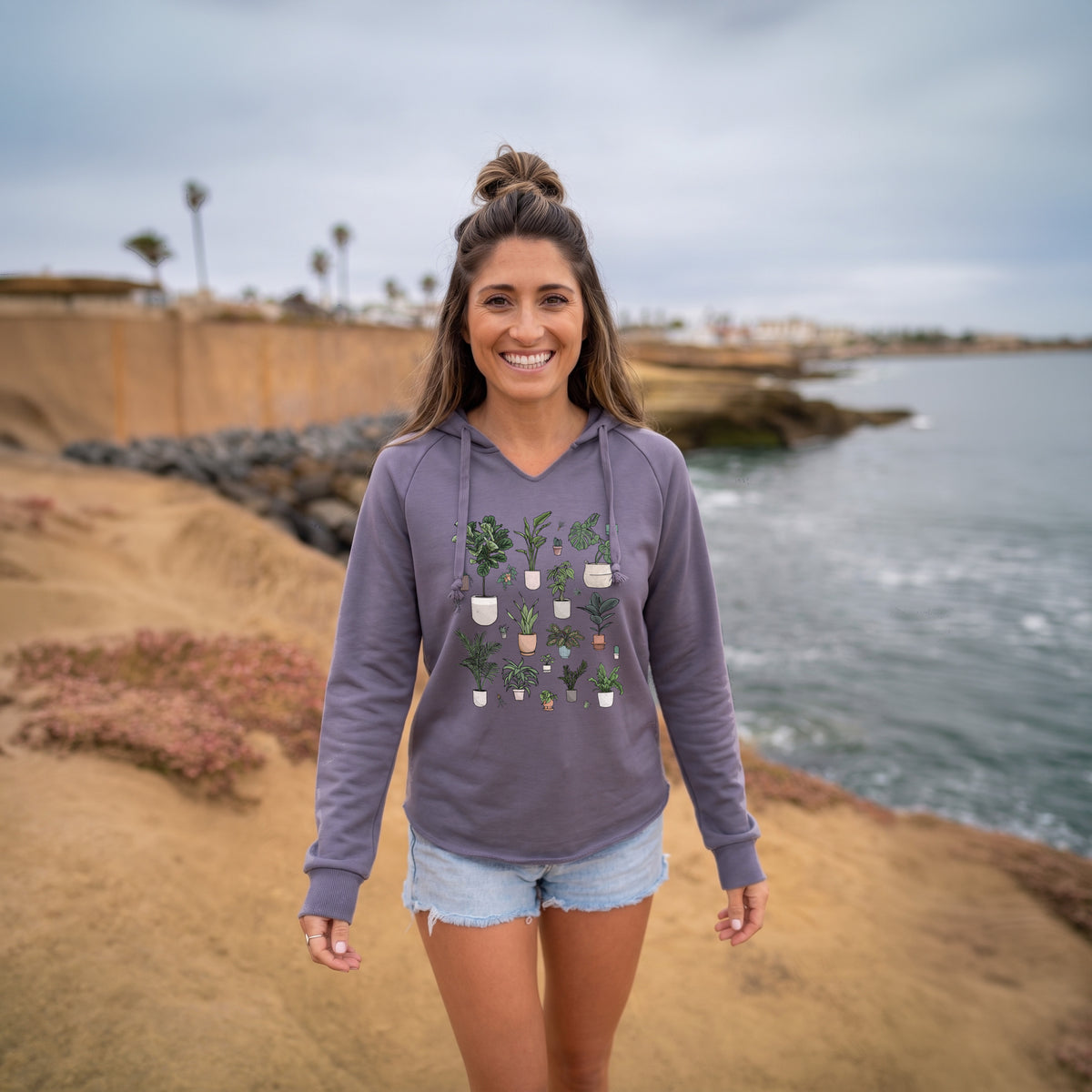 Collection of Houseplants - Cali Wave Hooded Sweatshirt