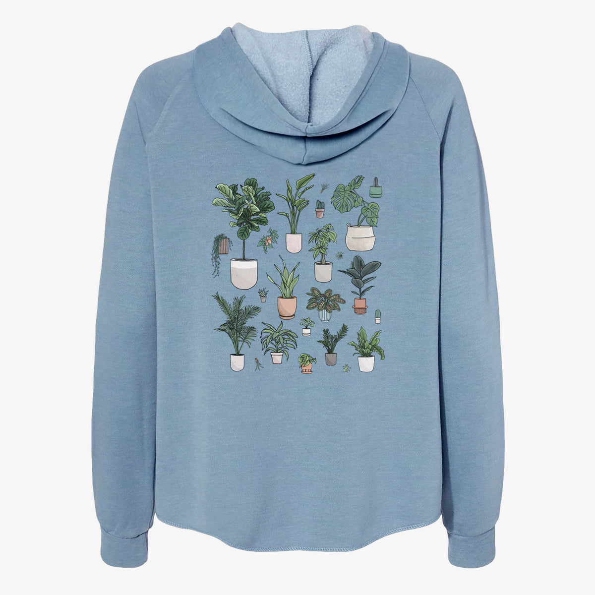 Collection of Houseplants - Women&#39;s Cali Wave Zip-Up Sweatshirt