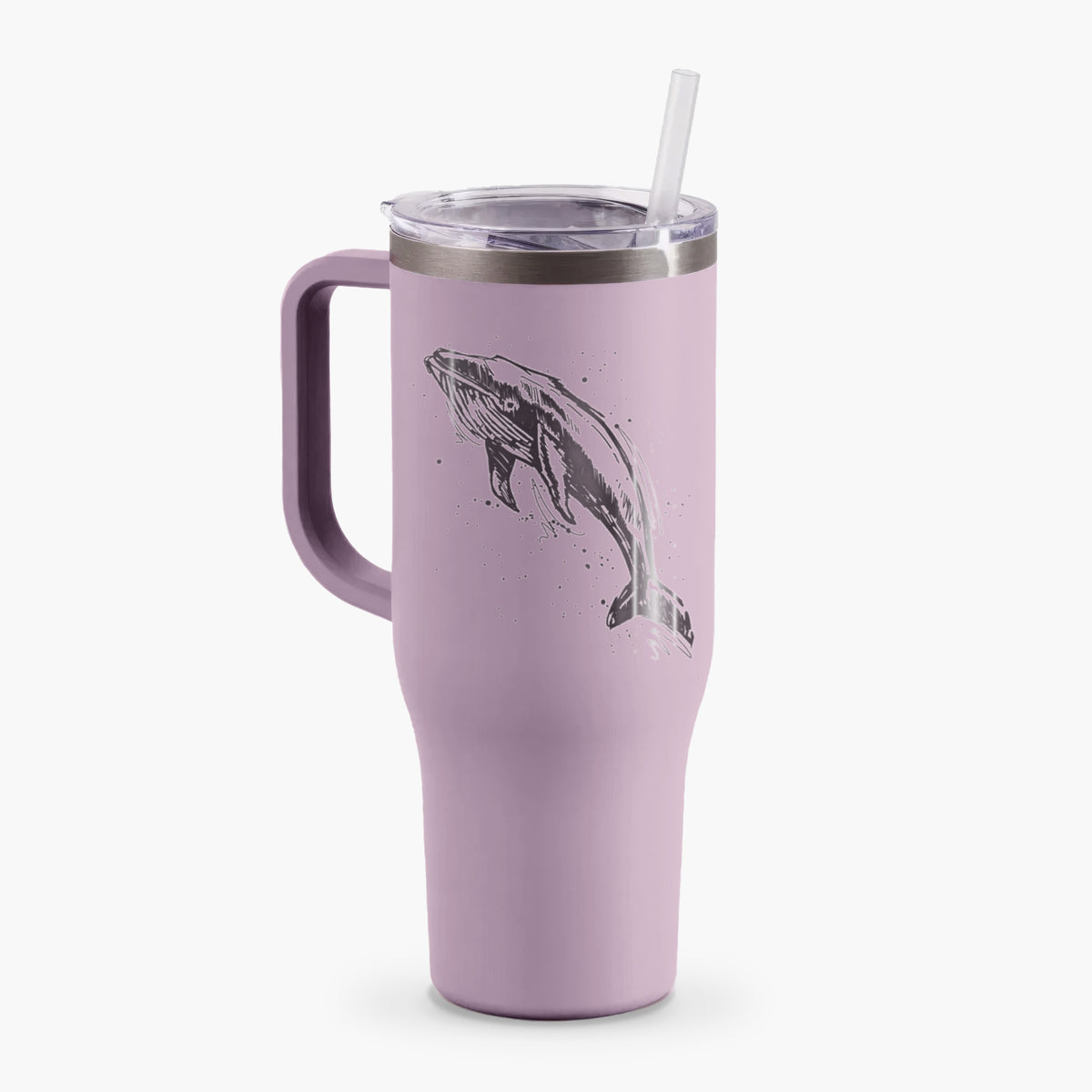 Humpback Whale - 40oz Tumbler with Handle