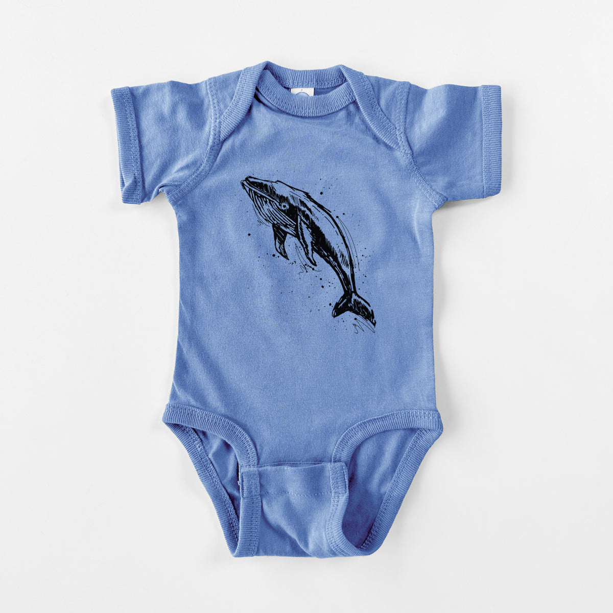 Humpback Whale - Baby Fine Jersey Bodysuit
