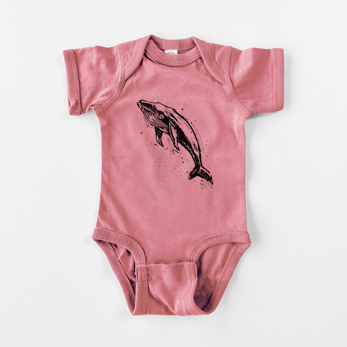 Humpback Whale - Baby Fine Jersey Bodysuit