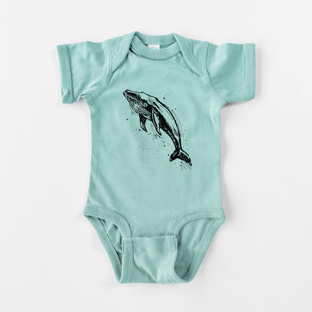 Humpback Whale - Baby Fine Jersey Bodysuit