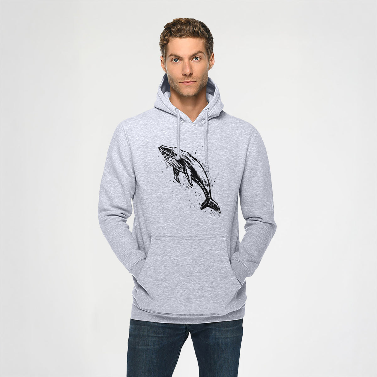 Humpback Whale - Heavyweight Fleece Hoodie